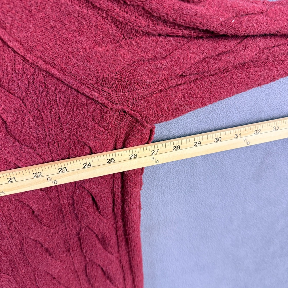 Lot of 3 Aerie Cable Knit Sweaters Womens M Oversized Cozy Cabincore Crewneck - Picture 7 of 9